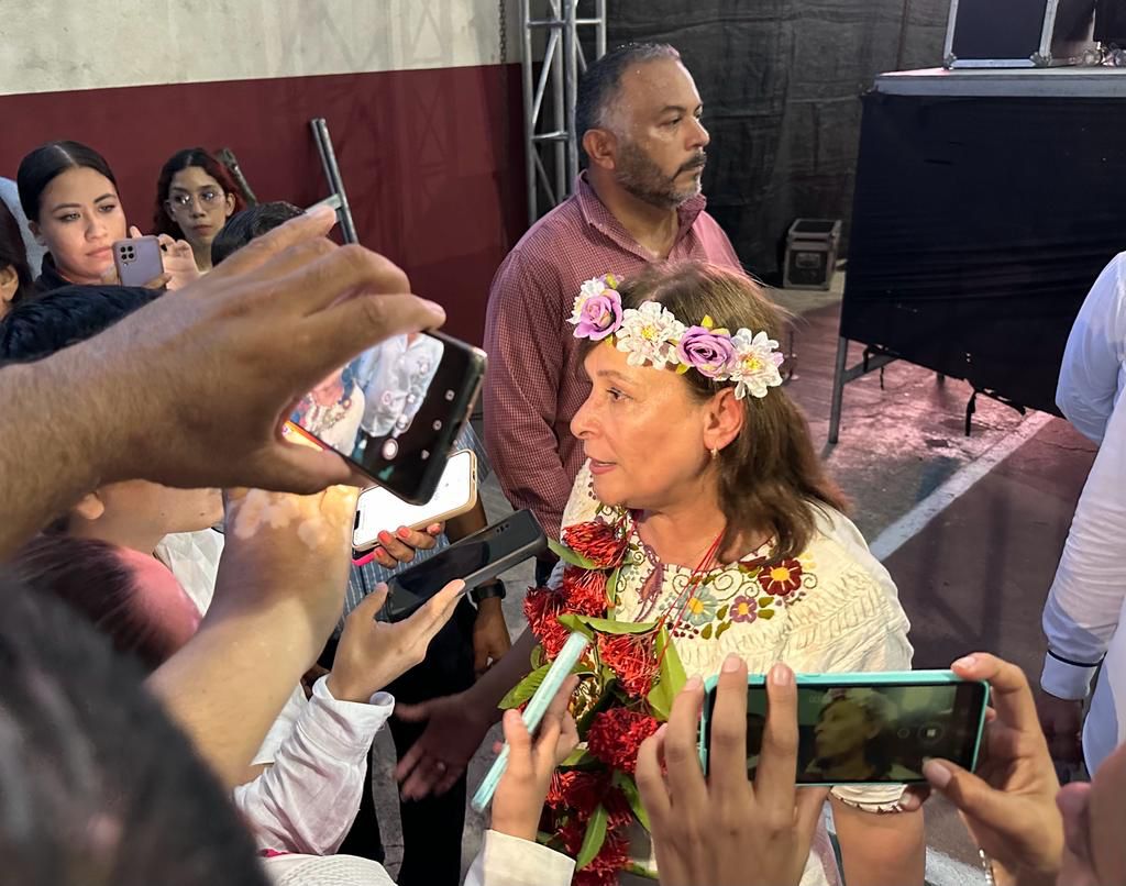 LA VERDADERA ENCUESTA ES LA DEL PUEBLO: ROCÍO NAHLE