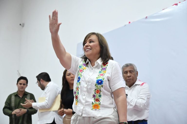SUSPENDE ROCÍO NAHLE GIRA EN PÁNUCO Y PUEBLO VIEJO, TRAS PASO DE OTIS EN GUERRERO