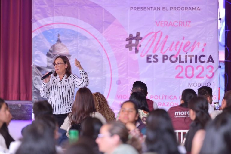 VERACRUZ SERÁ REFERENTE EN POLÍTICA CON PERSPECTIVA DE GÉNERO: ROCÍO NAHLE